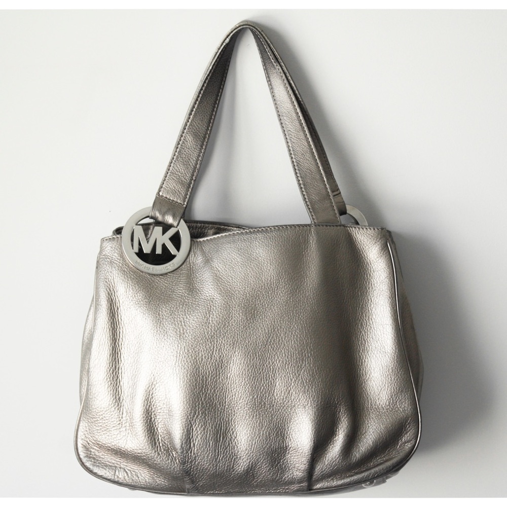 Michael Kors Vintage Fulton Gunmetal Purse